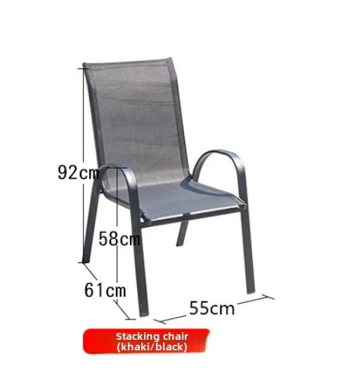 Outdoor, Leisure, Wrought Iron, Backrest Chair, Courtyard, Terrace, Chair, Stool, Living Room, Bedroom