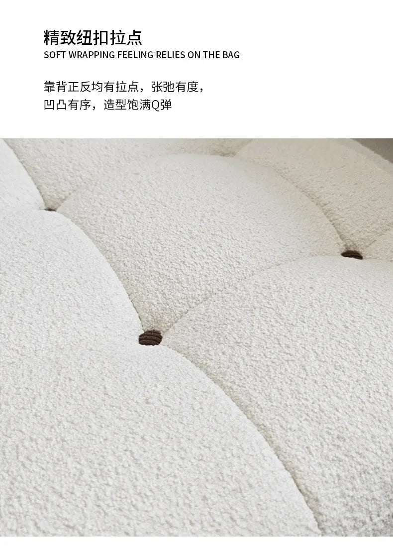 Convertible Folding Fabric Sofa Chair Bed with Reclining Backrest
