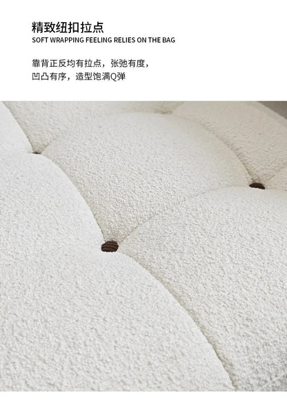 Convertible Folding Fabric Sofa Chair Bed with Reclining Backrest