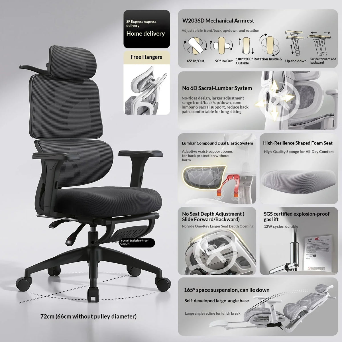 Executive Office Chair Ergonomic Chairs Lounge Armchair Magalu Computer Gaming Chair Chaise Bureau Gamer Desk Chaises Relaxing