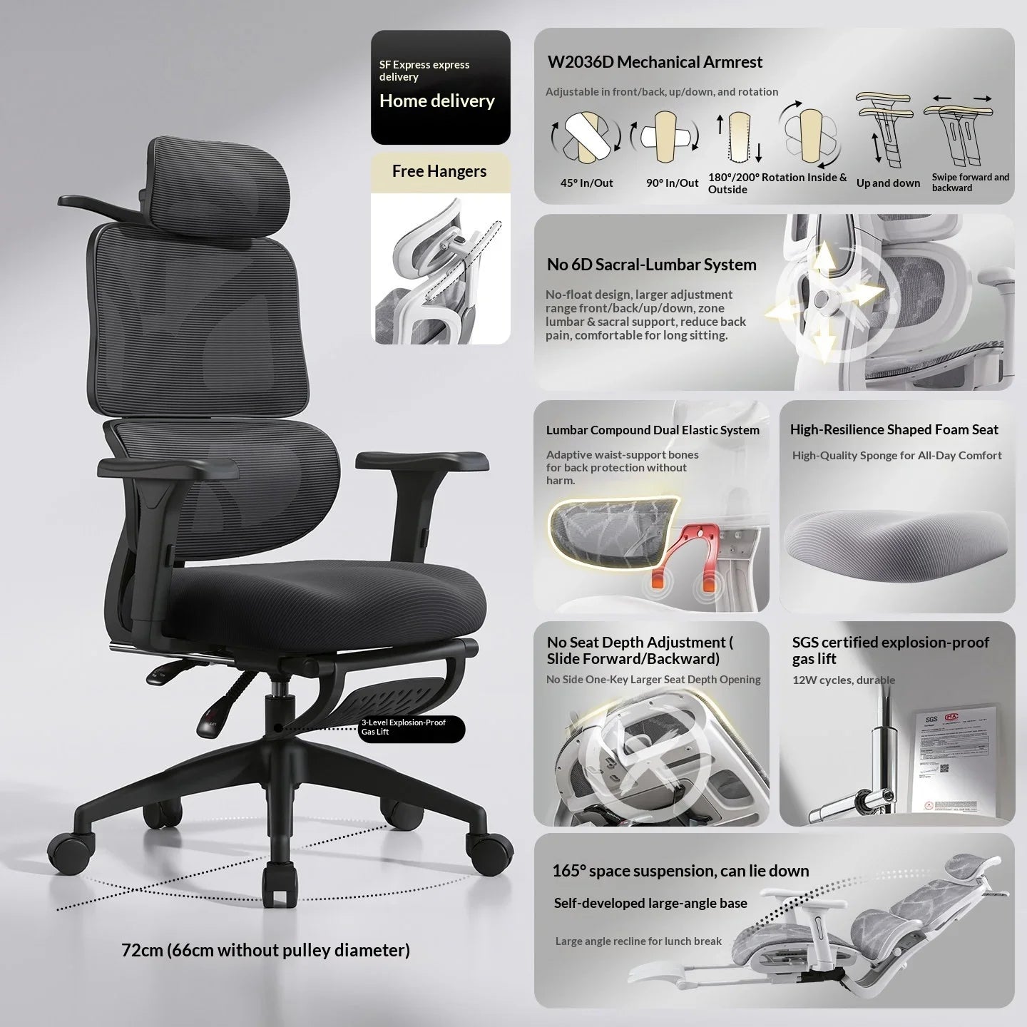 Executive Office Chair Ergonomic Chairs Lounge Armchair Magalu Computer Gaming Chair Chaise Bureau Gamer Desk Chaises Relaxing