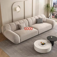 Fabric Living Room Sofas Modern Minimalist Sectional Modular Sofa Elegant Comfortable Canape  De Luxe Nordic Furniture