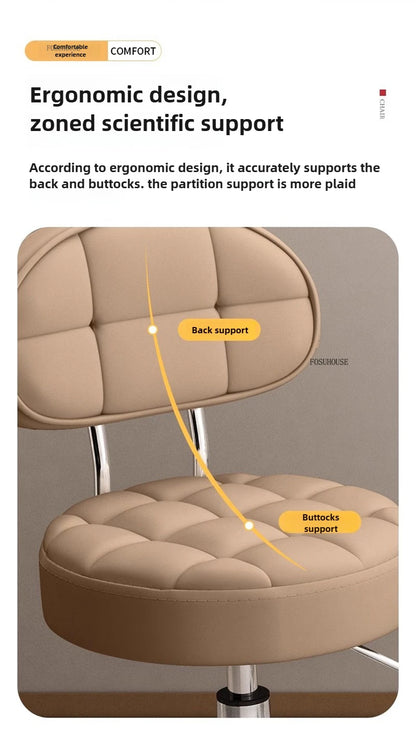 Backrest Pedicure Chair Barber Shop Pulley Hairdressing Chairs Lifting Manicure Stool Design Hair Salons Furniture Barber Chair