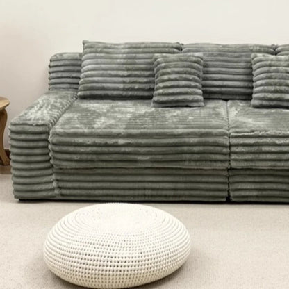 Living Room Compressed Sofa Bedroom Straight Row Cloth Modern Folding Sofa Sponge Bed Multifunctional Lazy Lounges Furniture