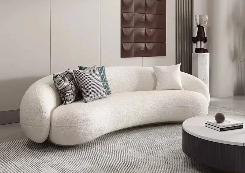 Minimalist Nordic Living Room Sofas Leather Recliner Designer Modern Sofas Luxury Lounge Balcony Cheap Divano Home Furniture