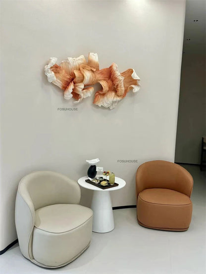 Creative Velvet Living Room Chairs Italian Living Room Furniture Hotel Cafe Leisure Designer Armchair Home Backrest Dining Chair