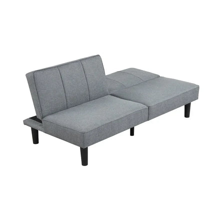 Sofa Bed Senior 's Sofas  66" Sofa  Gray Linen Upholstery Sofa Set Living Room Furniture Contemporary Living Room Sofas