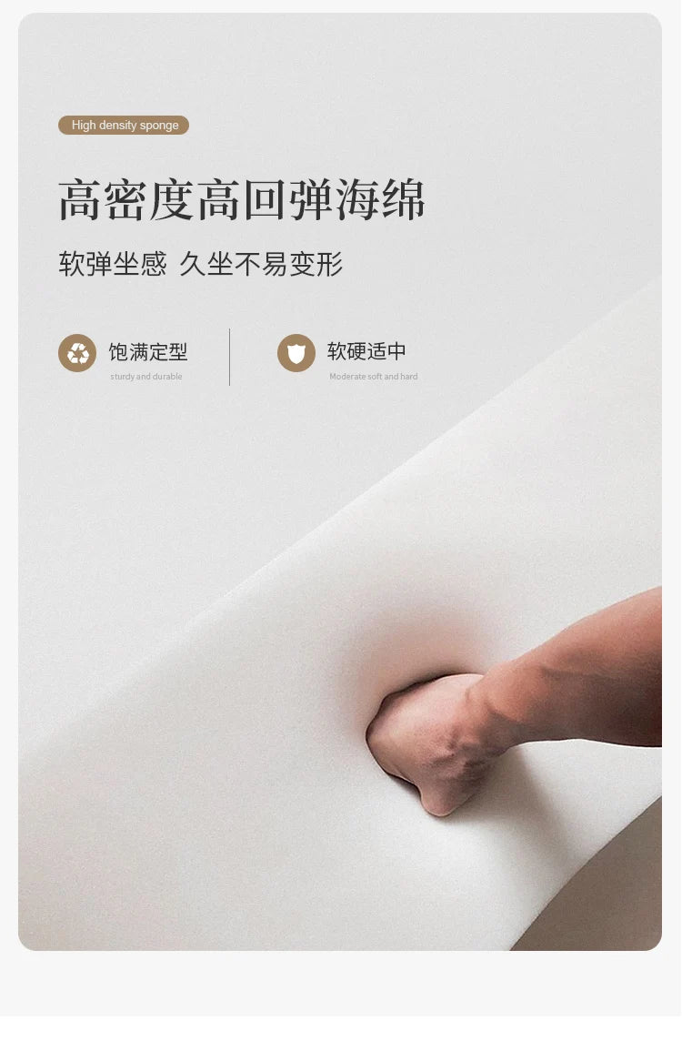 Three-Person Curved Sofa for Small Apartments Lamb Fleece Comfortable Living Room Furniture L-shaped Corner Couch