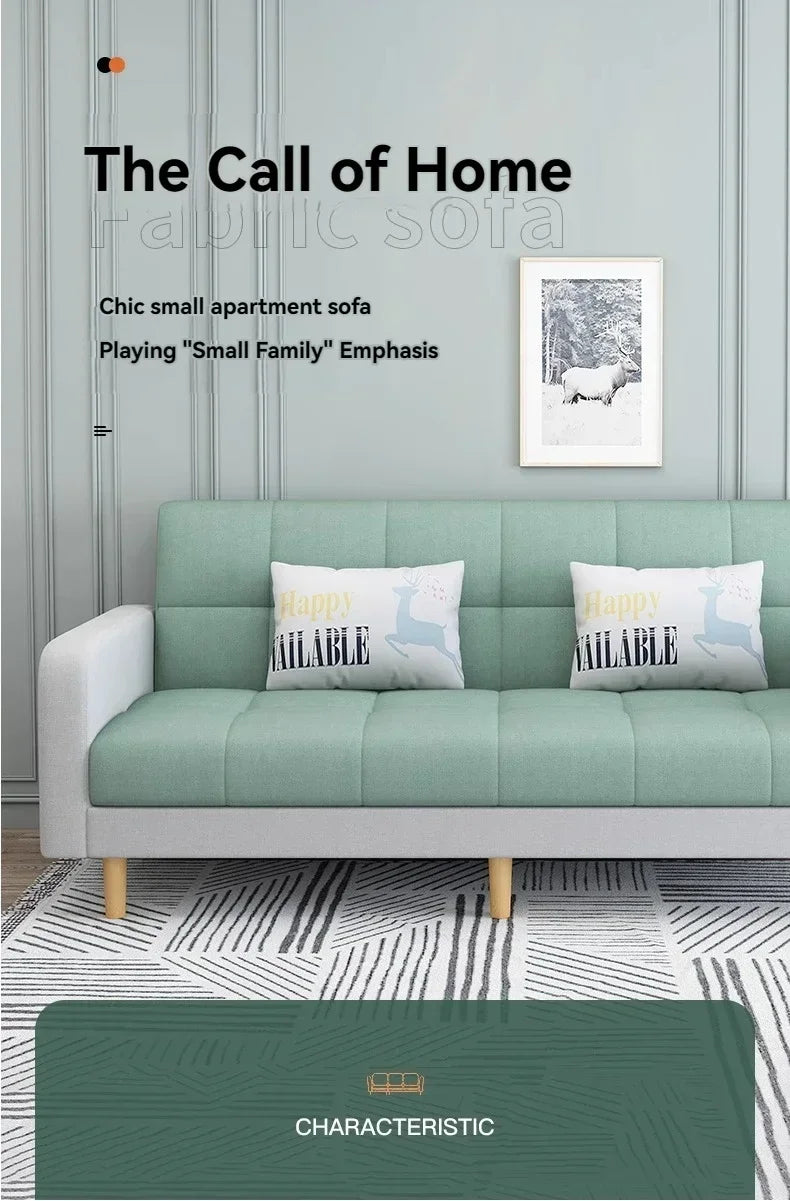 Living room sofa Small-sized folding sofa bed dual-use double-occupancy room bedroom small simple apartment small sofa