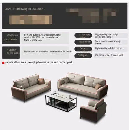 Designer Luxury Living Room Sofa Set Minimalist Beige Sectional Modern Nordic Sofas Puffs Double Canape Salon Home Furniture