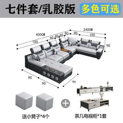 Seater Modern Sofa Ajustable Luxury Sectional Multifunctional Reclining Sofa Cushion Lazy Meubles De Maison Salon Furnitures