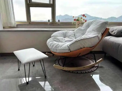 Lazy Couch Penguin Rocking Chair Indoor Leisure Rocking Chair Lounge Chair Rocking Daybed Adult Lounge Snail Balcony Home Egg