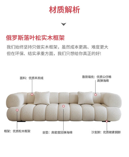 White Velvet Togo Sofa Replica Home Salon Modern Couch Nordic Style Living Room Sofa Puffs Szafki Do Salonu Replica Furniture