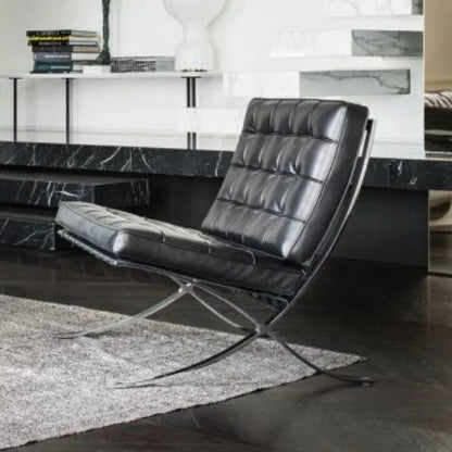 Nordic Single Sofa Barcelona Chair Italian Designer Seat Personality Lounge Chair Lounge Chair Retro Chairs
