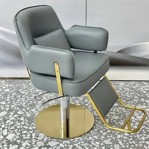 Workshop Tattoo Barber Chair Cosmetic Nail Trolley Workshop Luxury Adjustable Barber Chair Stool Silla De Barbero Home Furniture