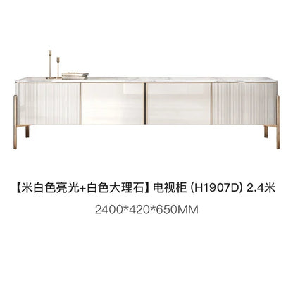 Modern Marble Coffee Tables For Simple Small Apartment Living Room Furniture Sofa Side Household Storage Cabinet End Table Set