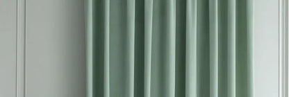 Luxury Nordic Minimalist Blackout Velvet Curtains for Bedroom Living Room Orange Home Decor Custom Tulle and Valance