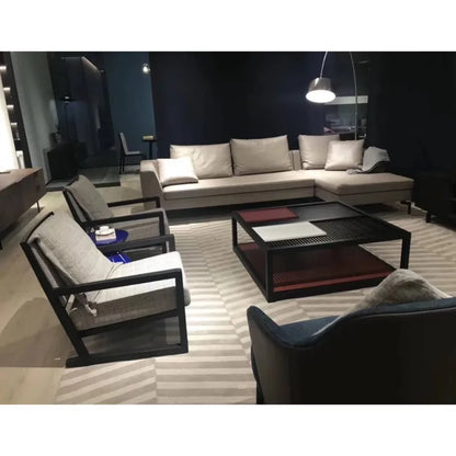 Leather cloth designer living room balcony leisure single chair