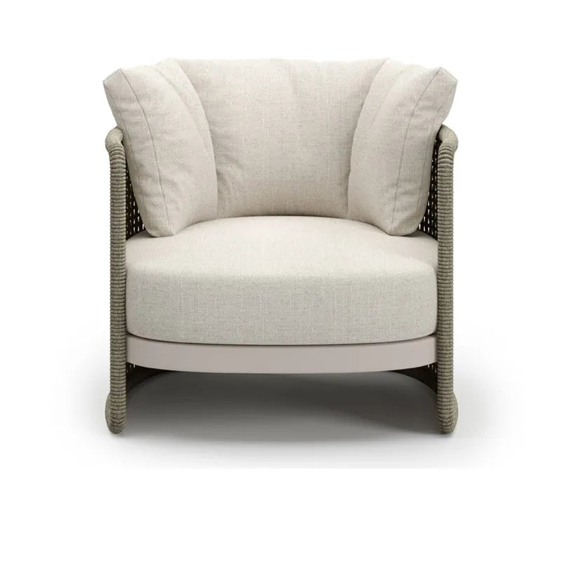 Outdoor Garden Hotel Villa Patio Simple Teak Sofa Set Furniture