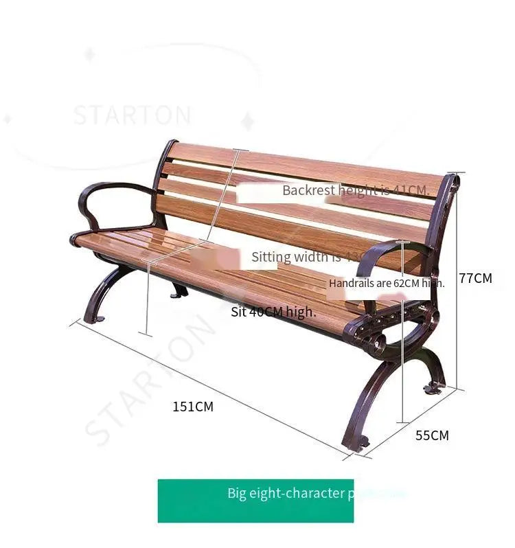Automatic Convertible Contemporary Plastic Wood Waterproof Sunscreen Aluminum Alloy Park Chair & Outdoor Bench