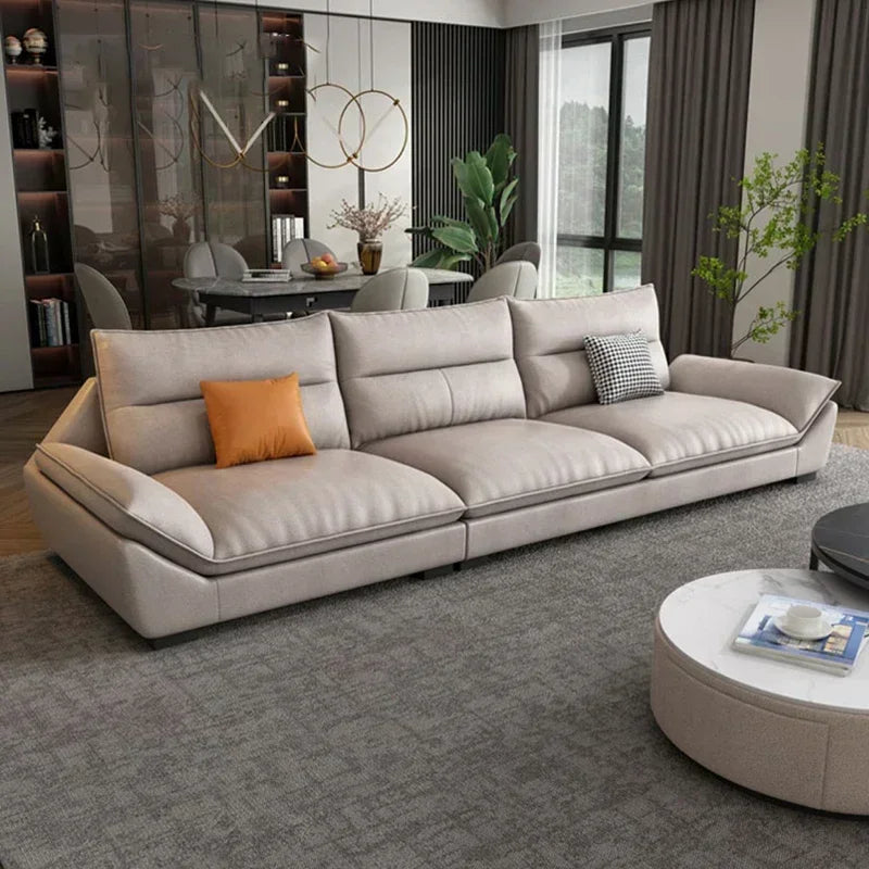 Living Room Sofas Modern  Puffs Relaxing Design Luxury Sofa Elegant Recliner Home Furniture
