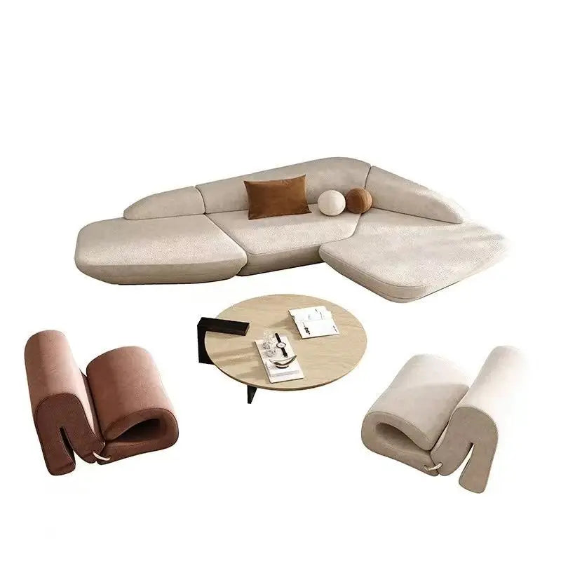Premium ins style home nail salon rest area beauty salon sofa light luxury office home Nordic style sofa