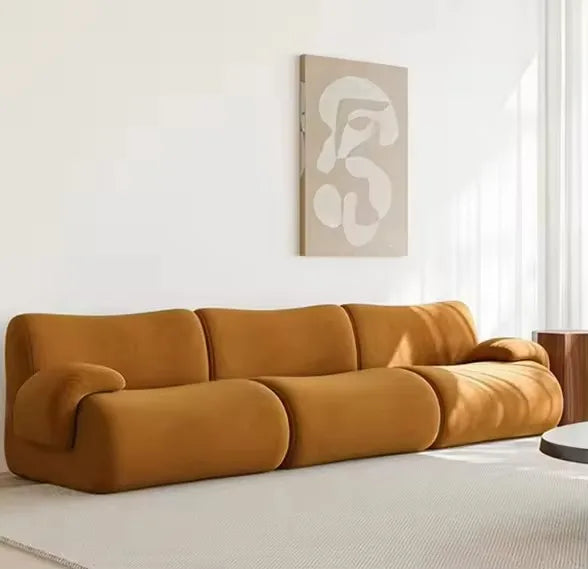 Modern European Sofa Set Designs Luxury Furniture Living Room One Seat/Two Seat/Three Seat Vacuum Compressed Sofa with 2 Pillow