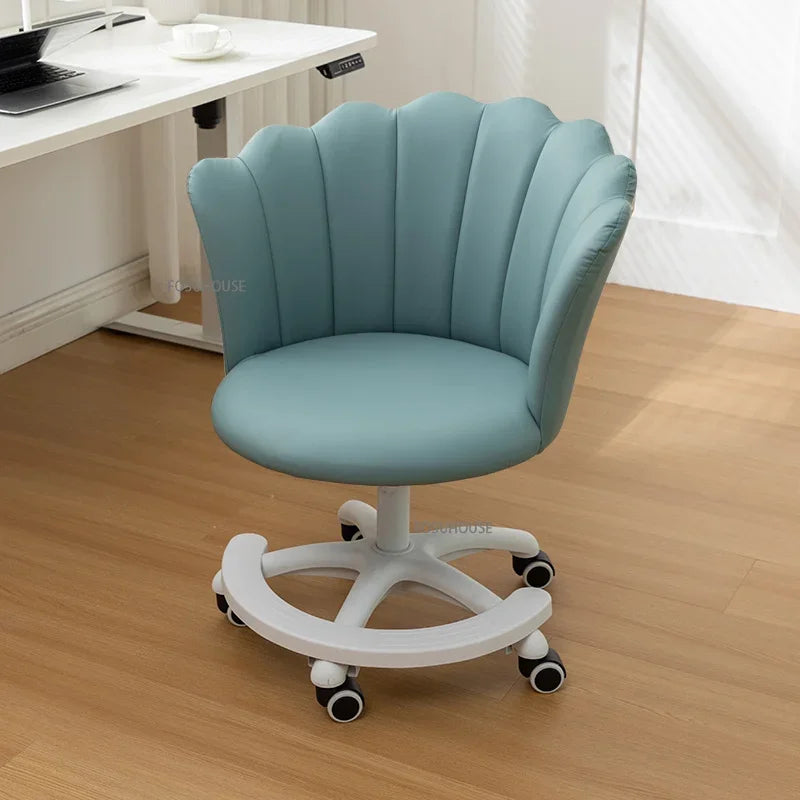Nordic simple Bedroom Computer Chairs Home Backrest Chair Bedroom Swivel Chairs Dormitory Comfortable Sedentary Gaming Chair Z