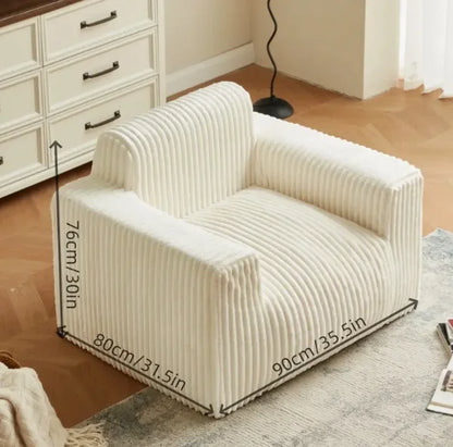 Bean Bag Chair, Giant Memory Foam Lounge Chair with Soft Microfiber Cover - Comfortable Furniture Suitable for Living Room, Dormitory and Children's Room - Comfortable Microvelvet Lounge Sofa