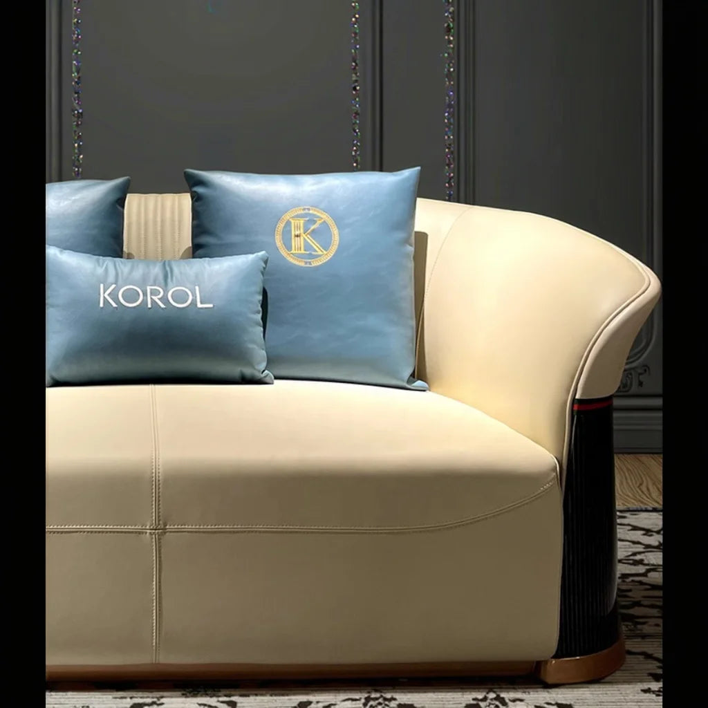 Pour Bentley canapé en cuir de luxe italien personnalisable Design Simple postmoderne pour grands appartements pour le salon