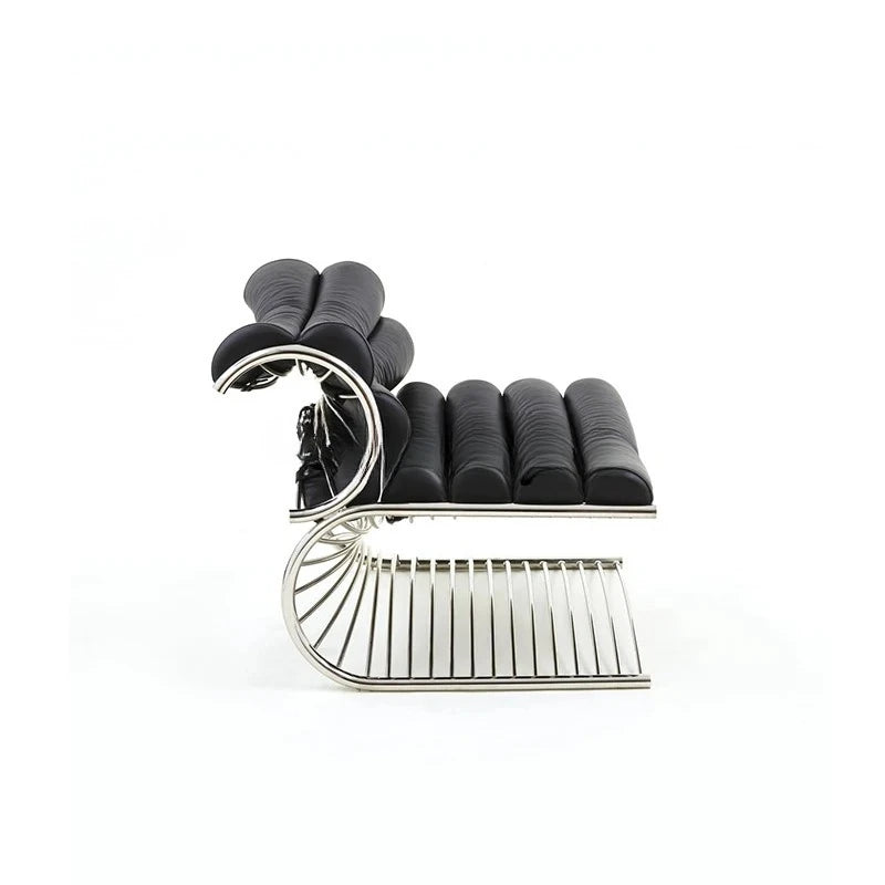 Living room modern minimalist metal, special-shaped high-end sofa chair