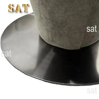 #y Elegant Accent Casual Black  Leather Lounge Chairs Single Sitting Room Arm Chair Living Room steel Flower fiberglass Armchair