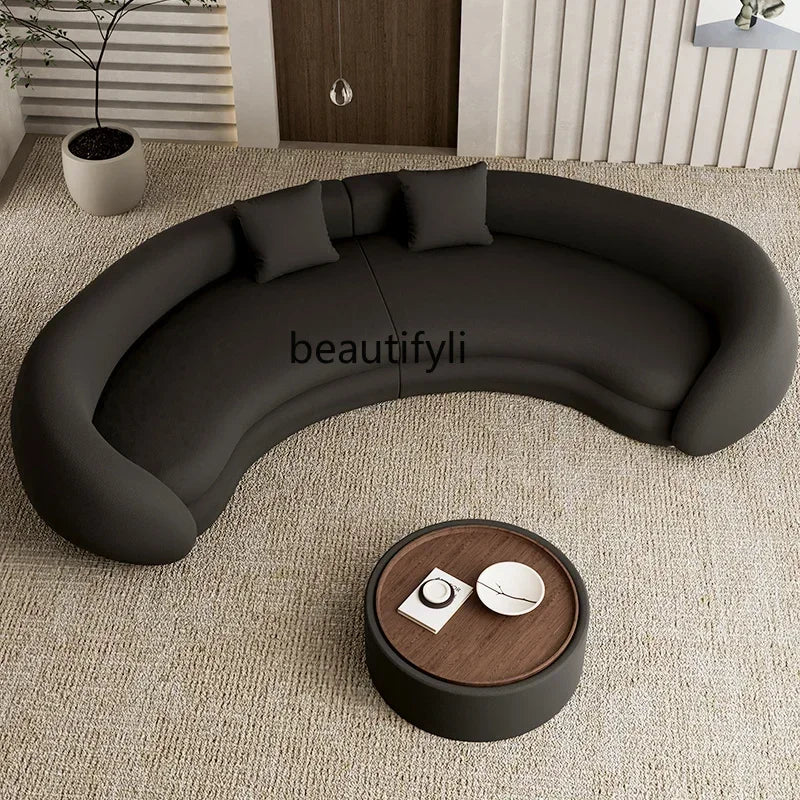 YH8  Italian light luxury semi-circular curved sofa special-shaped senior designer beauty salon hotel reception