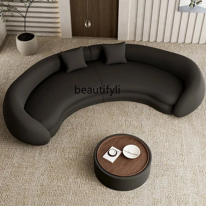 YH8  Italian light luxury semi-circular curved sofa special-shaped senior designer beauty salon hotel reception