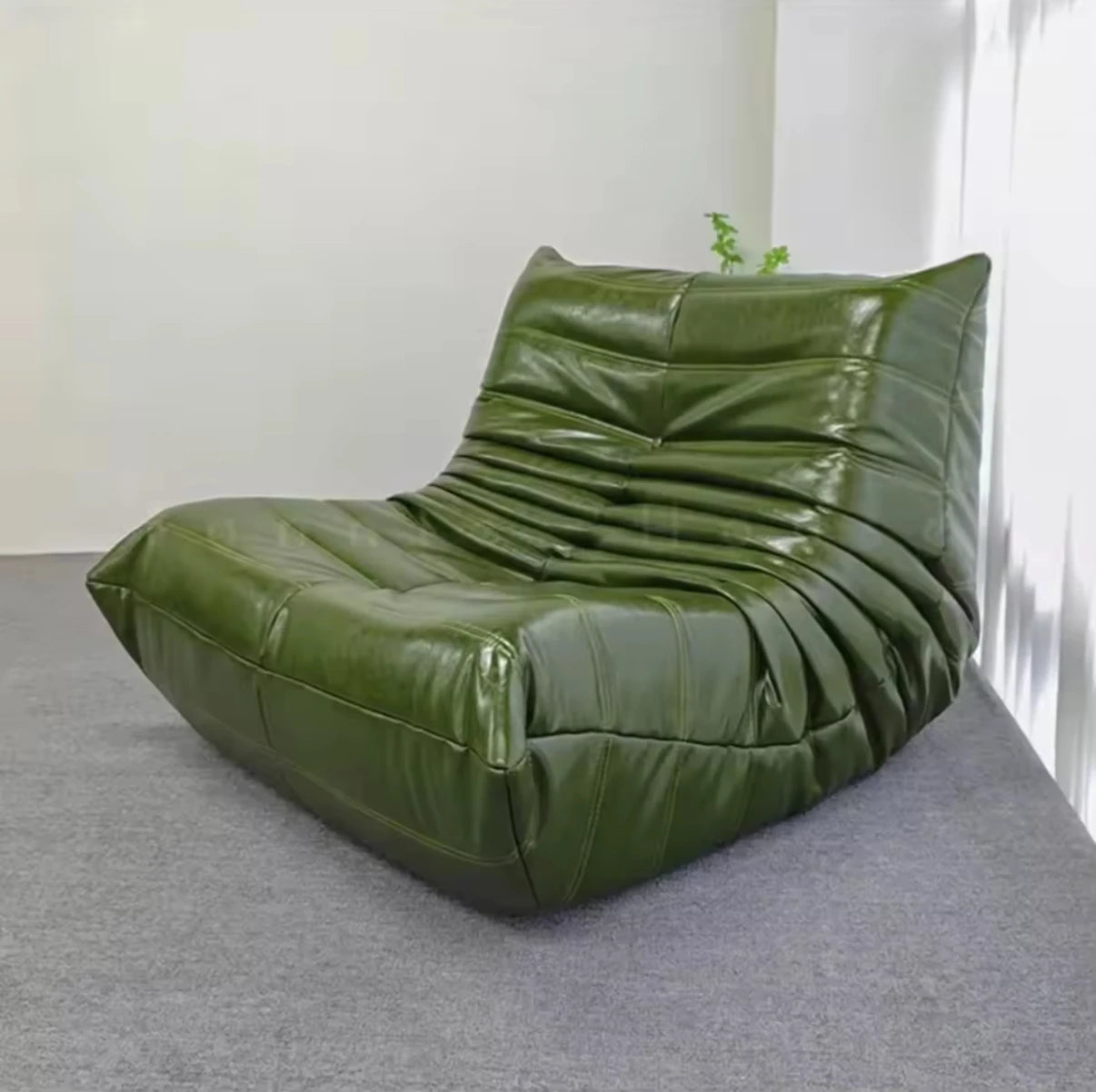 High quality oil wax leather lazy sofa, living room, hotel bedroom are all placed, fashionable, high-end and atmospheric.