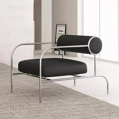 art simple Armchair Medieval style stainless Italian minimalist Armchair ergonomic design cadeiras para sala de estar furniture
