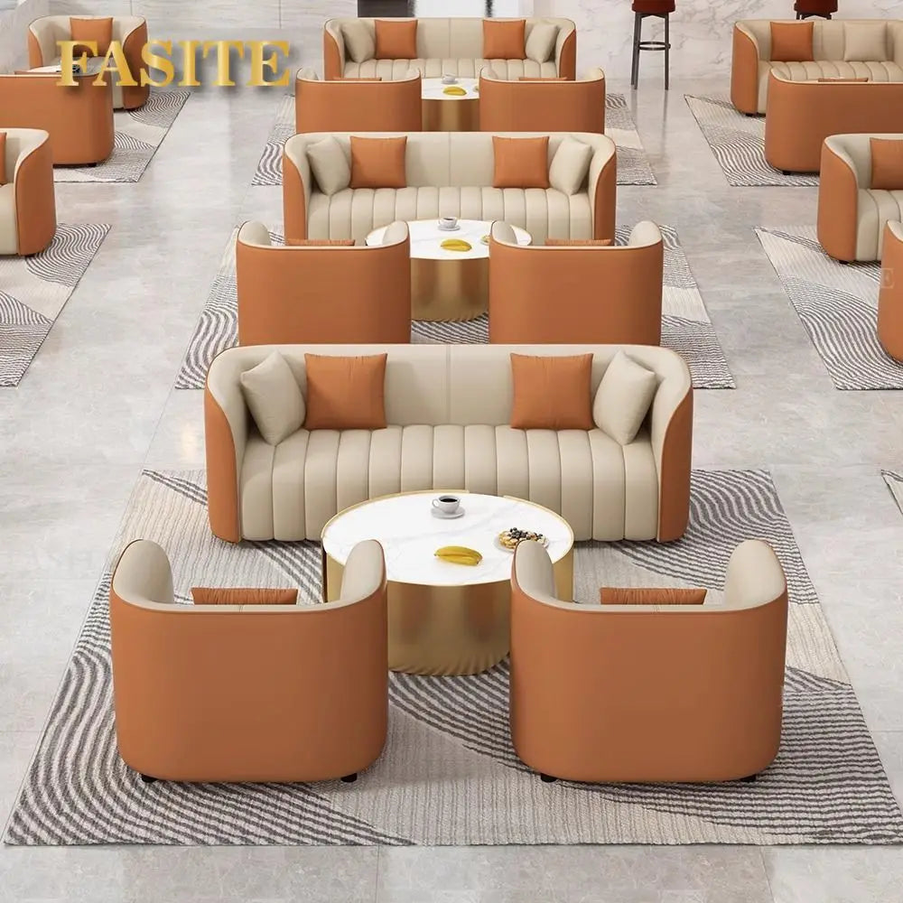 Simple Internet celebrity negotiation Reception Sofa Hotel Business Court Rest  Sales Office Sofa Combination