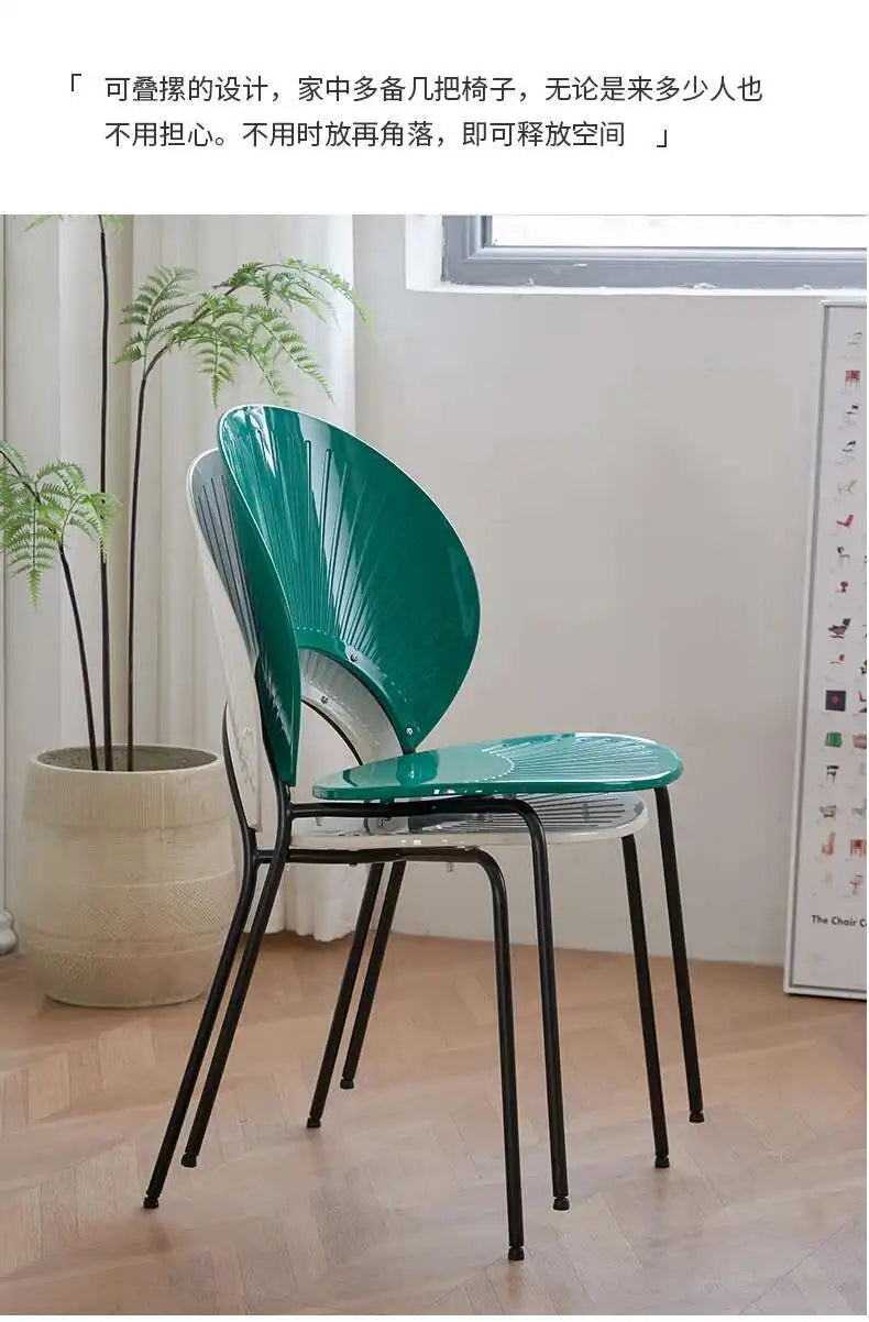 Outdoor Transparent Plastic Chair Waiting Minimalist Modern Party Acrylic Chairs for Events Clear Silla Comedor Home Furniture