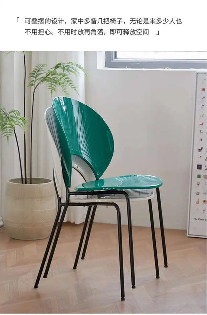 Outdoor Transparent Plastic Chair Waiting Minimalist Modern Party Acrylic Chairs for Events Clear Silla Comedor Home Furniture