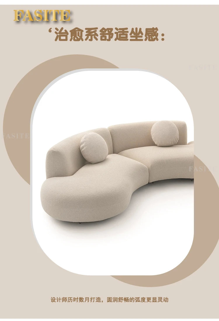 Reception Living Room Sofas White Curve Unique Designer Living Room Sofa Lazy Ergonomic Canape Salon Furniture