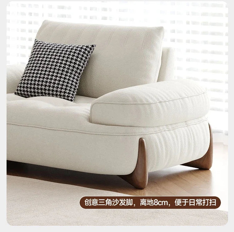 White Modern Style Sofa Minimalist Nordic Style Love Seat Sofa Lounge Living Room Divani Per Soggiorno Furniture For Home