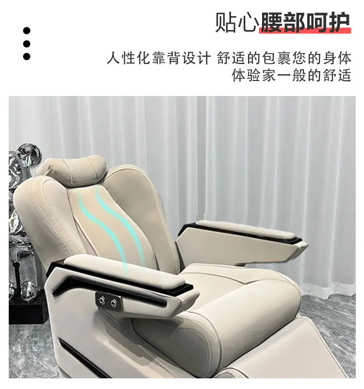 ss D Barber shop beauty salon special seat head treatment chair can be reclined