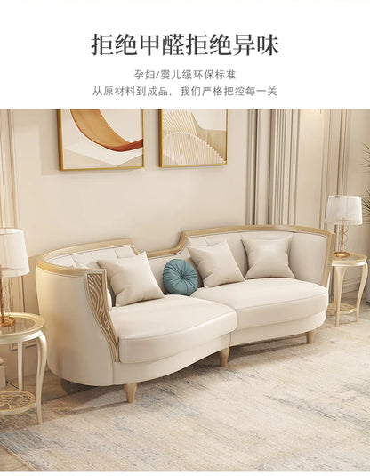 Designer American Luxury Sofa Sectional 2 Seater Modern Loveseat Sofa 3 Piece Divano Soggiorno Living Room Sectional Furniture