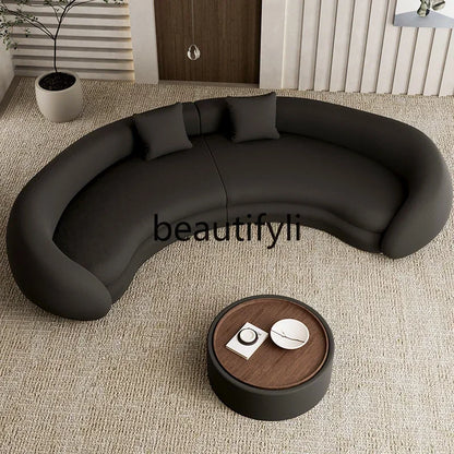 N178 G Italian light luxury semi-circular curved sofa special-shaped senior designer beauty salon hotel lobby lounge area recept