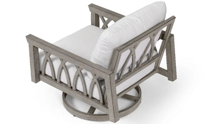 360 swivel chair for living room, family bar, swimming pool and dining room, aluminum garden sofa with cloth cushion