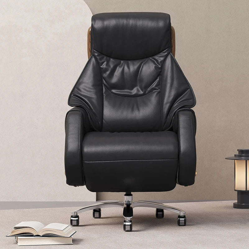 Leather Gaming Chair Meditation Modern Comfortable Office Cute Living Room Chair Durable Elastic Sillas De Oficina Furniture