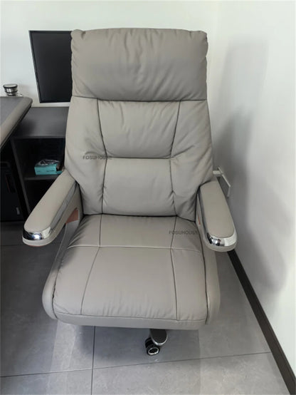 Electric Smart Office Chairs European Reclining Computer Chair Home Gaming Armchair Modern Office Furniture High-end Boss Chair