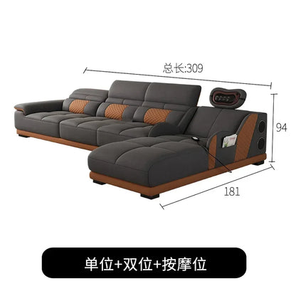 Cozy Nordic Modern Living Room Sofas Relaxing European Recliner Lazy Sofas Floor Massage Woonkamer Banken Home Furniture