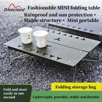Compact Mini Camping Table Portable Ultralight Folding Tent Table Aluminium Alloy Collapsible Outdoor Table For Hiking