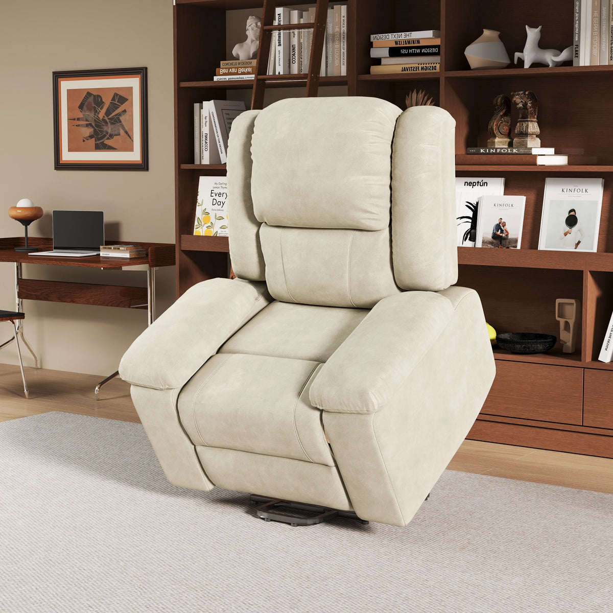 Comanlai Senior Chairs, with Standing and Reclining Function, Adjustable Electric Massage Chair, with Massage & Heat Function
